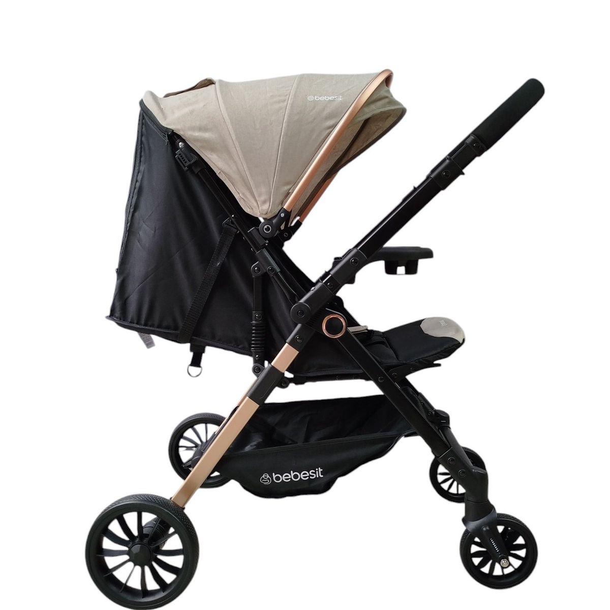 BEBESIT - Coche Reversible Para Bebé City Bebesit Beige