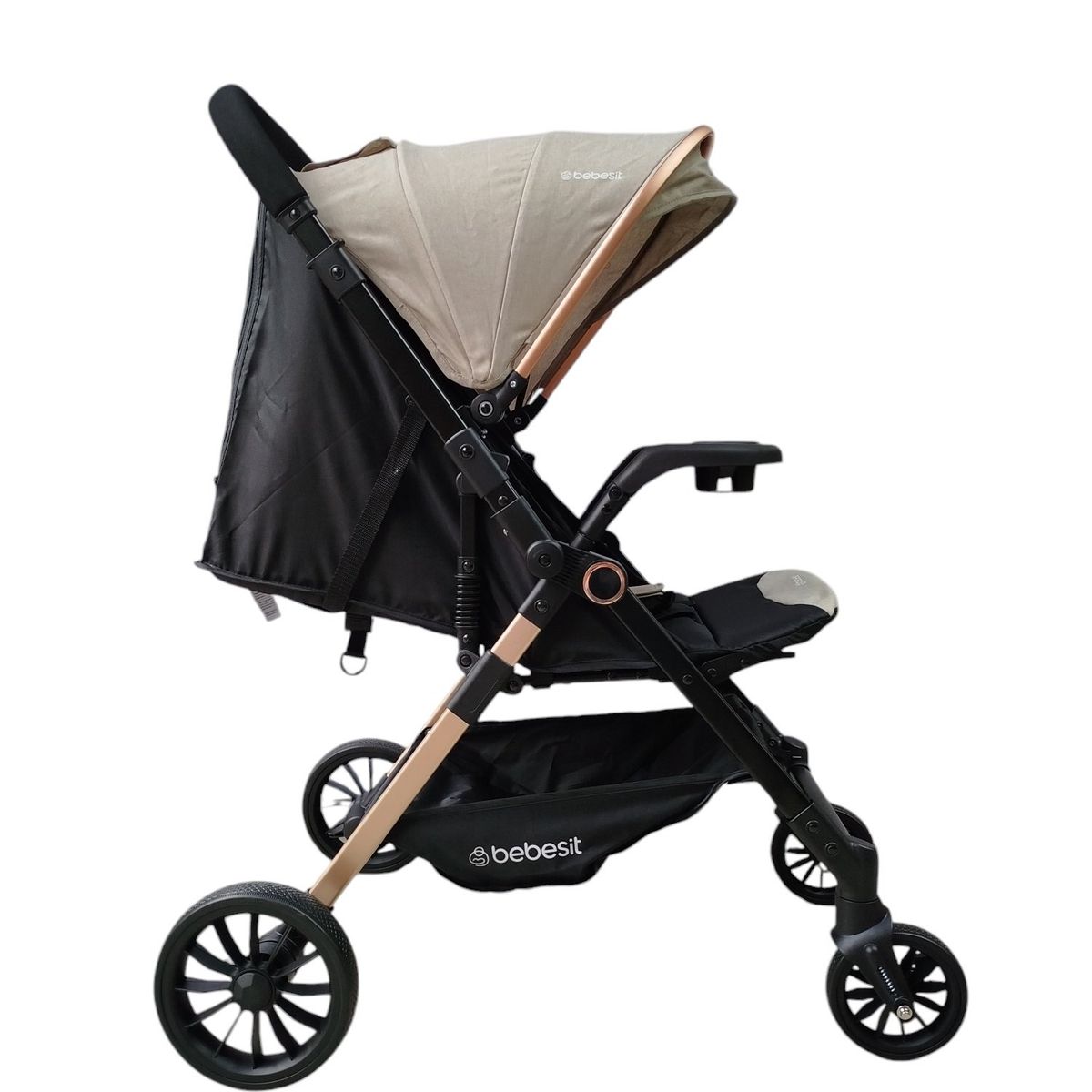 BEBESIT - Coche Reversible Para Bebé City Bebesit Beige