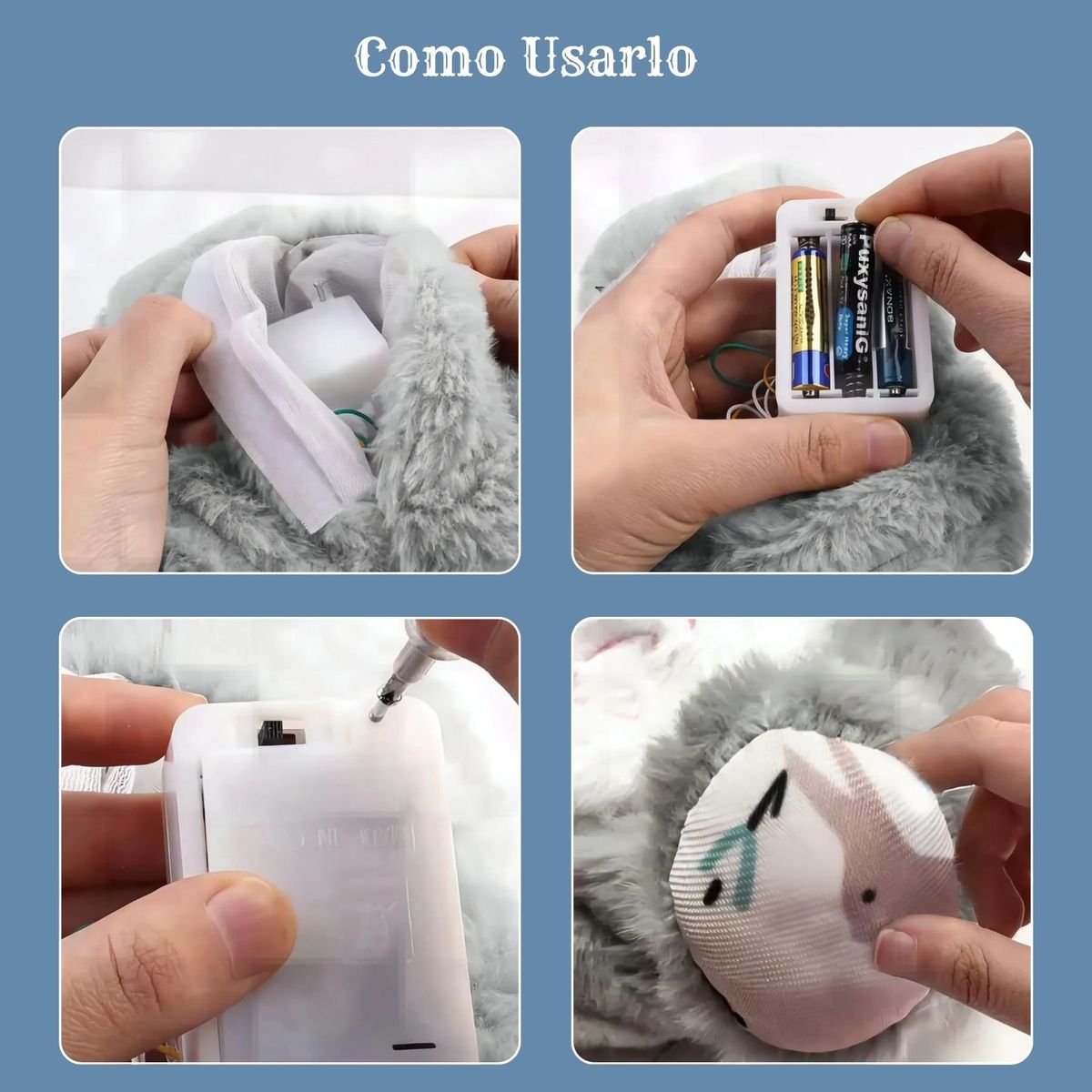 GENERICO - Peluche Muñeco Juguete Respira Calma Ansiedad Sueño Profundo