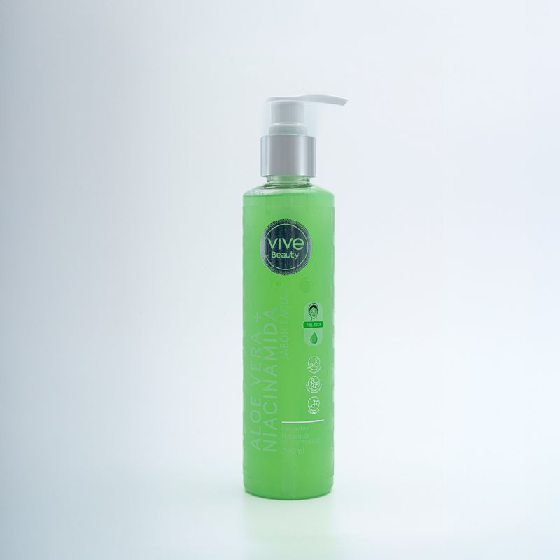 GENERICO - Jabón facial Gel Aloe con niacinamida 240ml