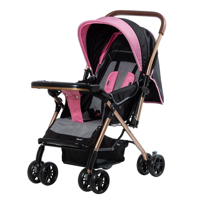 EBABY - Coche de paseo BON EB118 ROSA