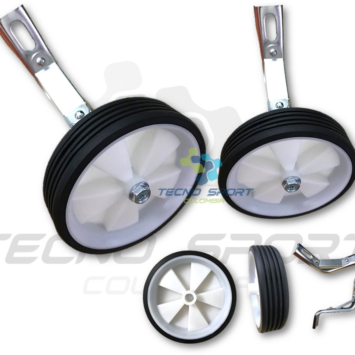 GW - Rueda De Entrenamiento Bicicleta De Niño Rin 12 Reforzada