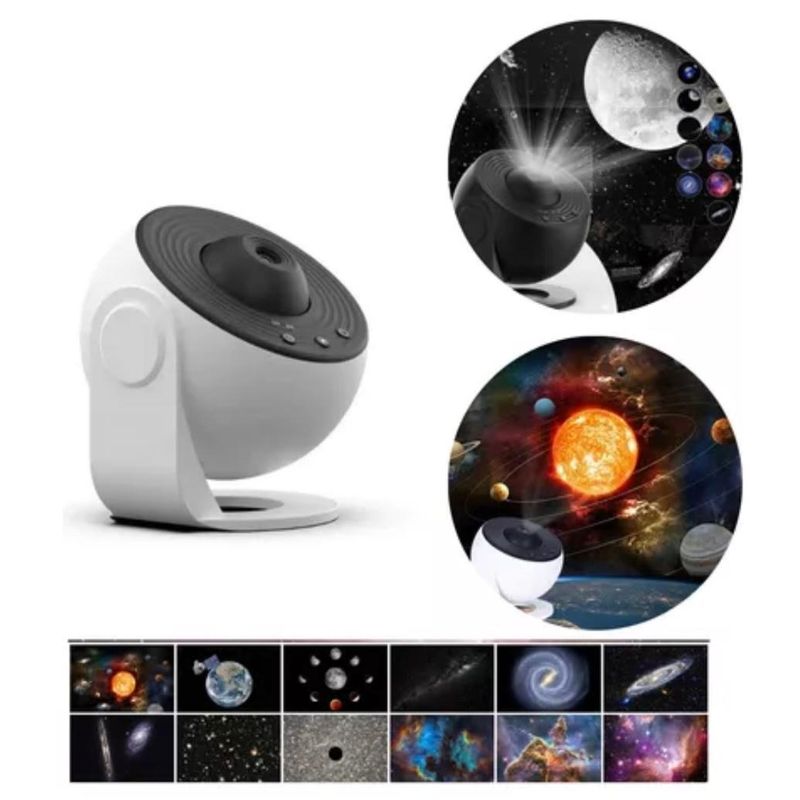 HOME DESIGN - Proyector De Galaxia 12 Discos Enfoque HD Decoracion