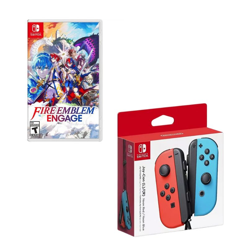 NINTENDO - Control Nintendo Switch Joy-con Neon Con Juego Fire Emblem Engage