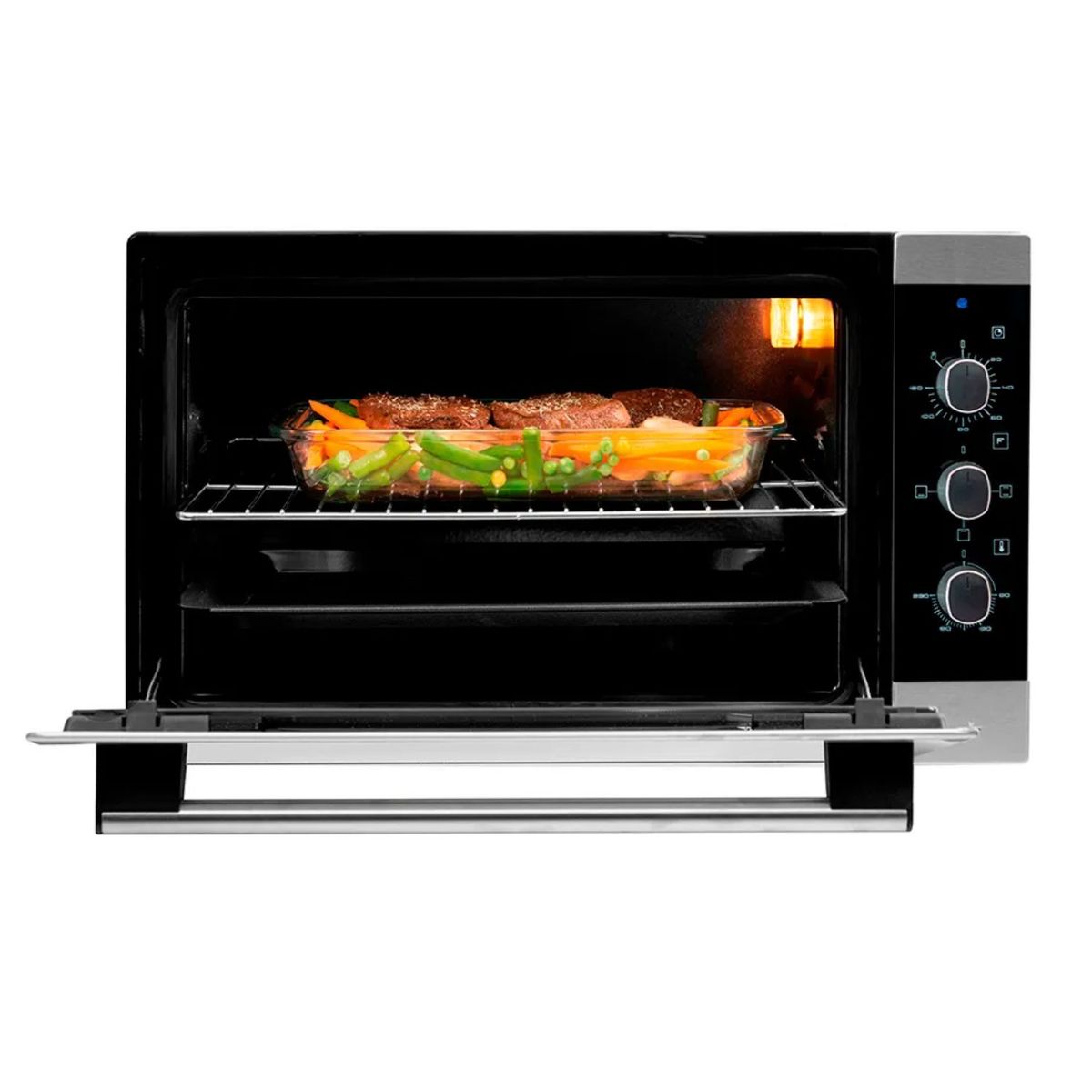 CHALLENGER - Horno de Empotrar CHALLENGER 62 cm Electrico HE 2485 Negro