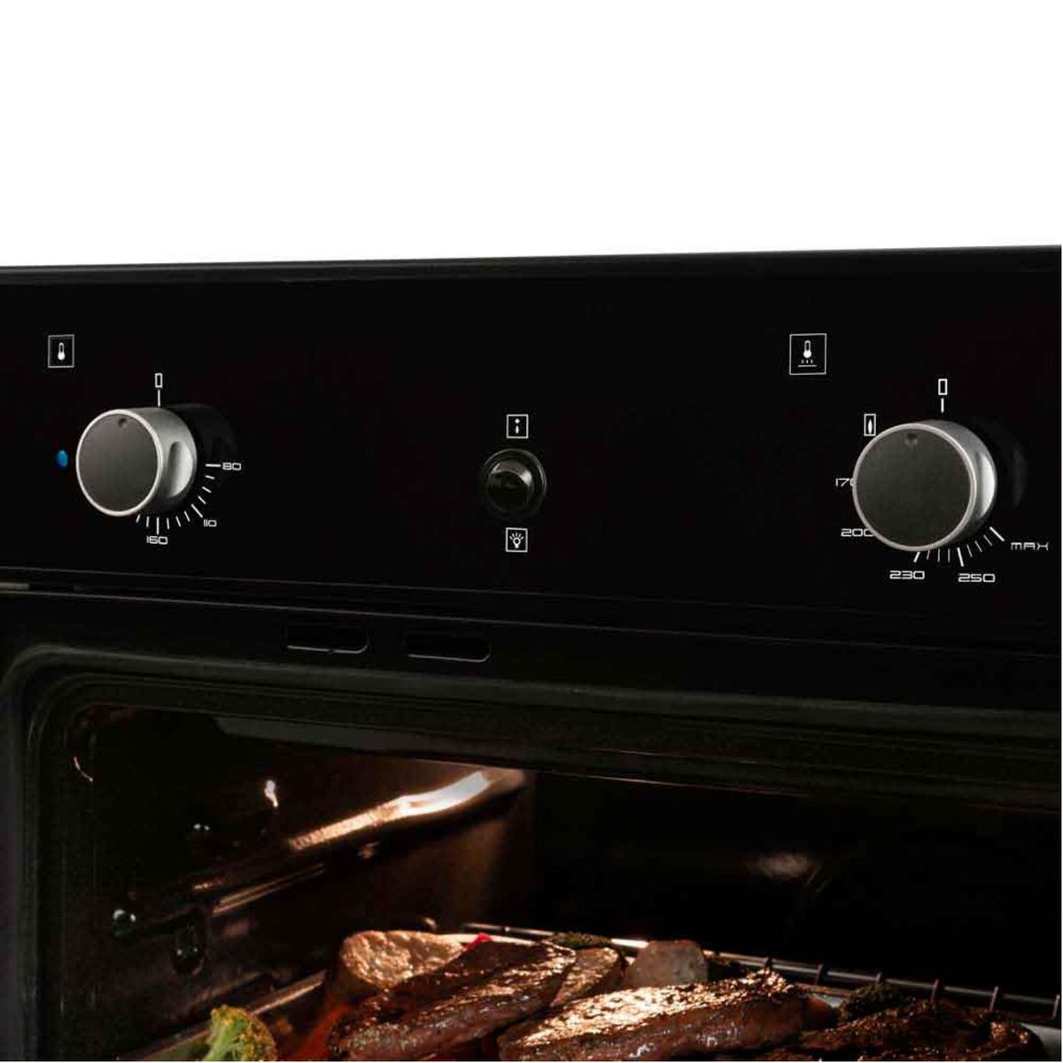 CHALLENGER - Horno de Empotrar CHALLENGER 60 cm Mixto HG 2560 NEGRA