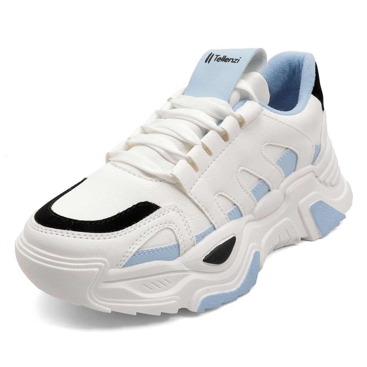 TELLENZI - Tenis Mujer Blanco-Cielo Tellenzi 5017