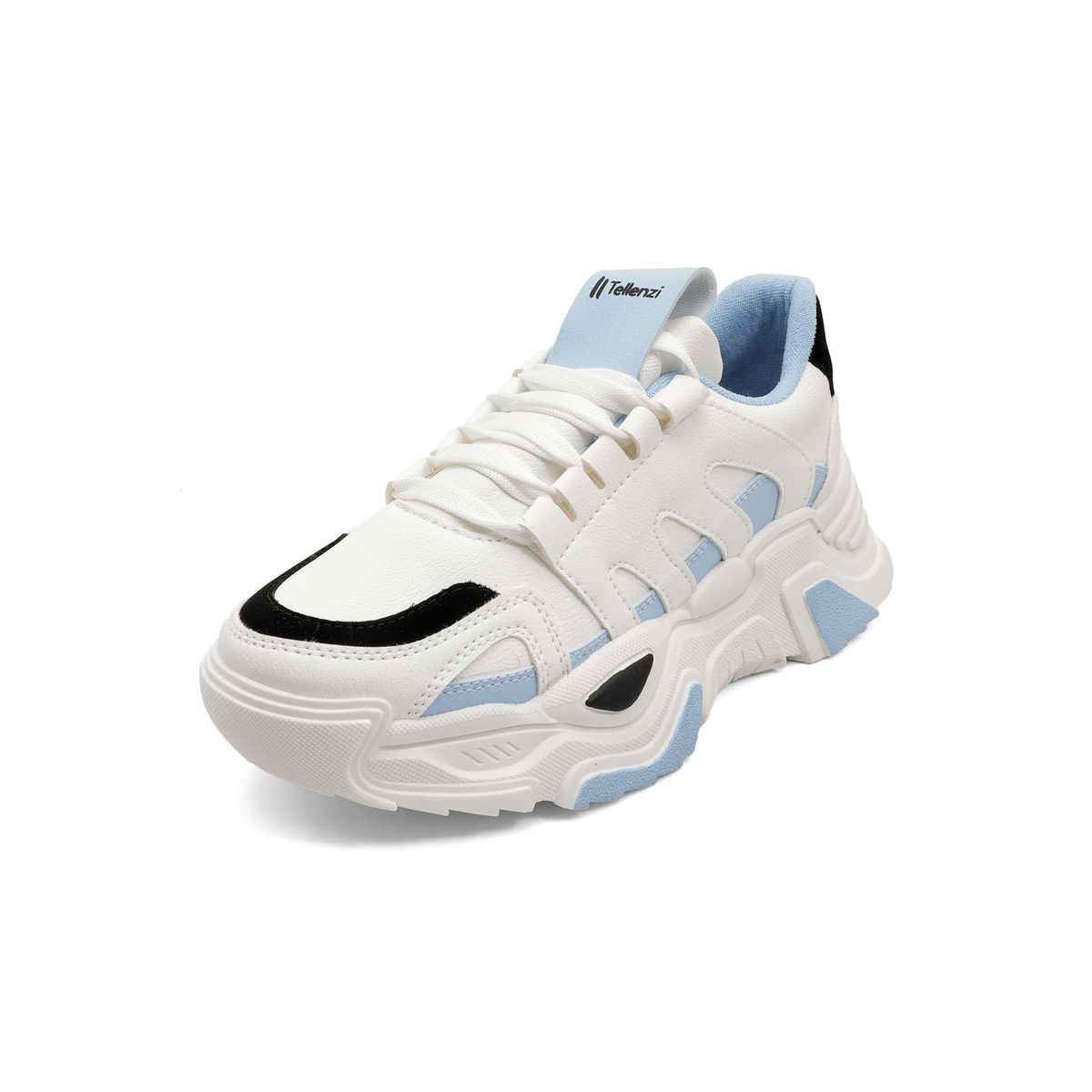 TELLENZI - Tenis Mujer Blanco-Cielo Tellenzi 5017
