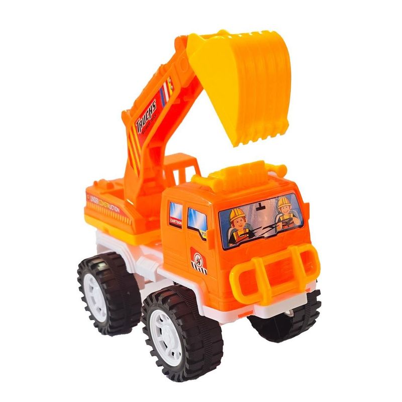GENERICO - Retroexcavadora Bulldozer Arrastre Constructor Juguete Niño
