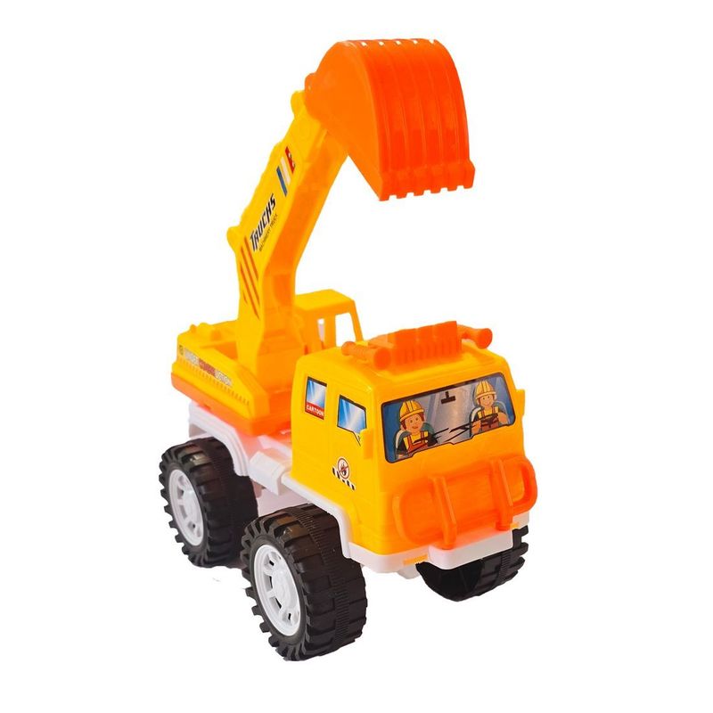 GENERICO - Retroexcavadora Bulldozer Arrastre Constructor Juguete Niño