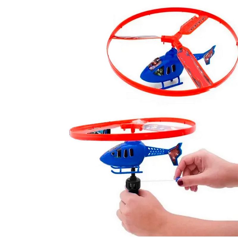 GENERICO - Helicoptero Volador Impulsado Aerodinamico Juguete Niños