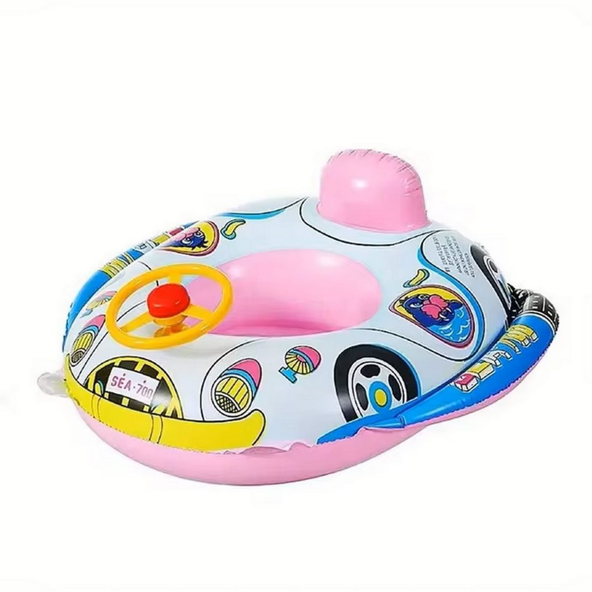 GENERICO - Flotador Bote Lancha Foca Timon Niñas
