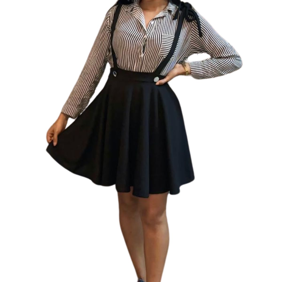 NEGRELI - FALDA JARDINERA DE MUJER REF-M17