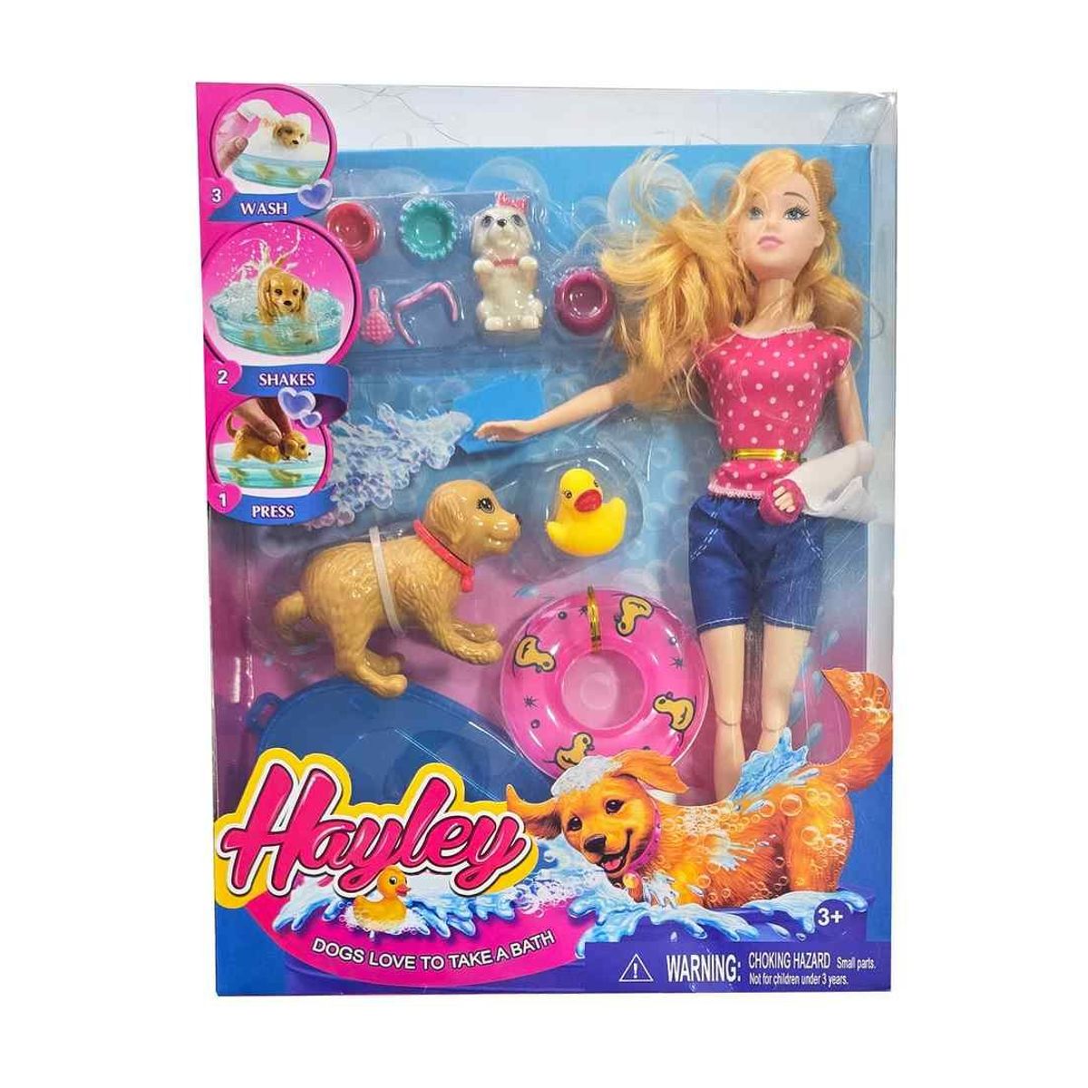 GENERICO - Muñeca Mascotas Accesorios Cuidado Juguete Niñas Interactivo