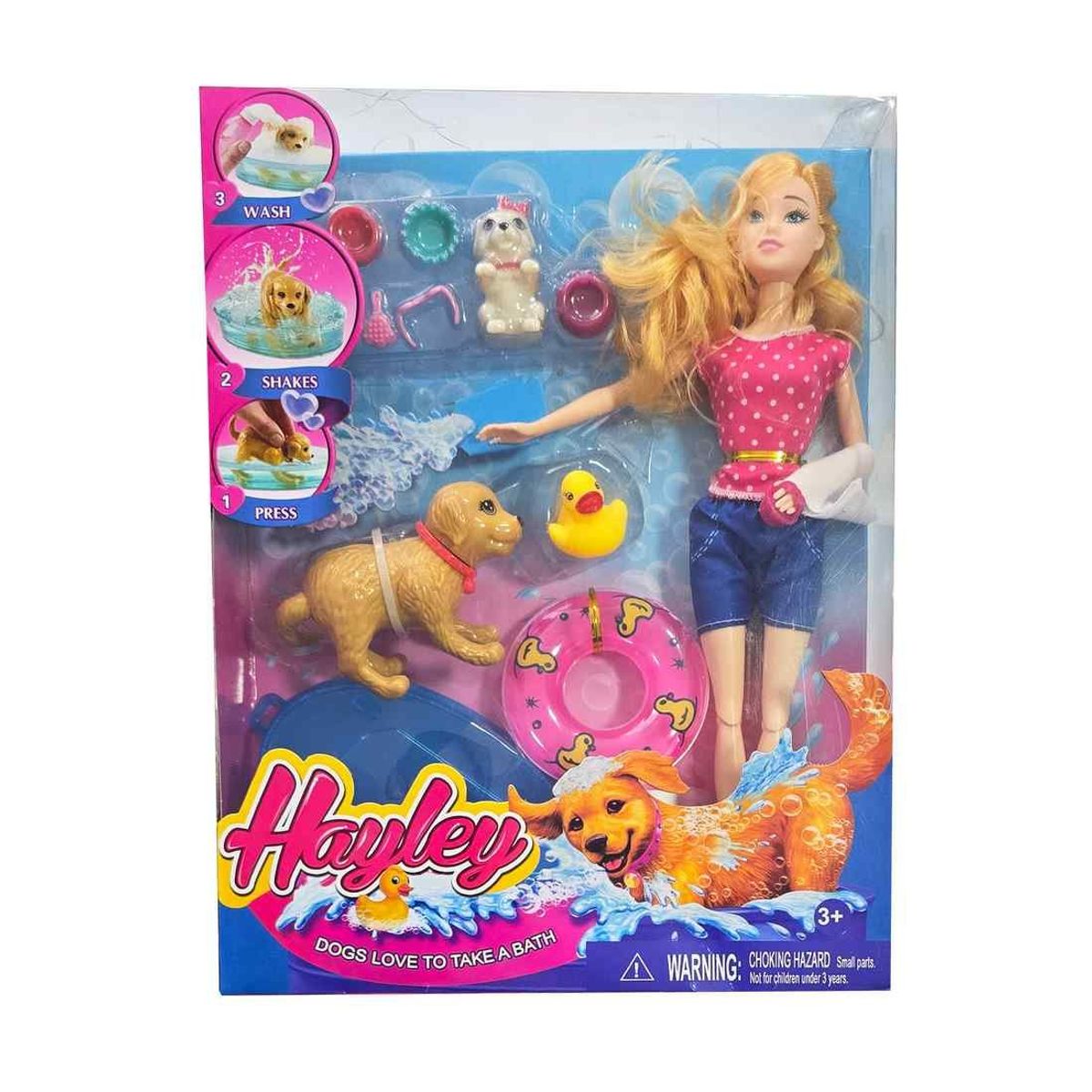 GENERICO - Muñeca Mascotas Accesorios Cuidado Juguete Niñas Interactivo