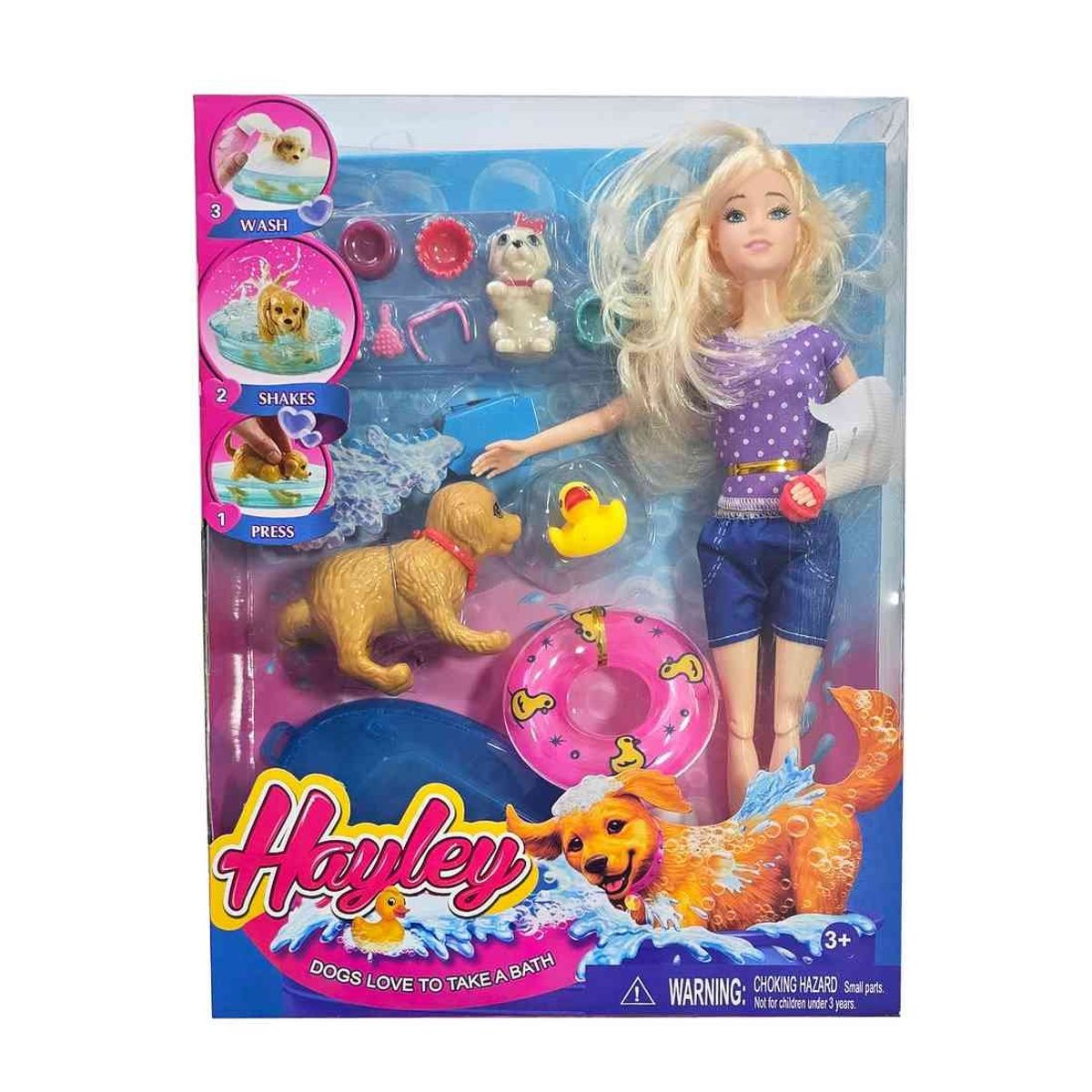 GENERICO - Muñeca Mascotas Accesorios Cuidado Juguete Niñas Interactivo