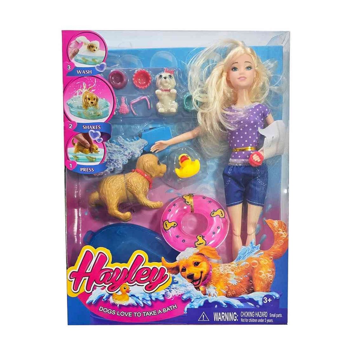 GENERICO - Muñeca Mascotas Accesorios Cuidado Juguete Niñas Interactivo