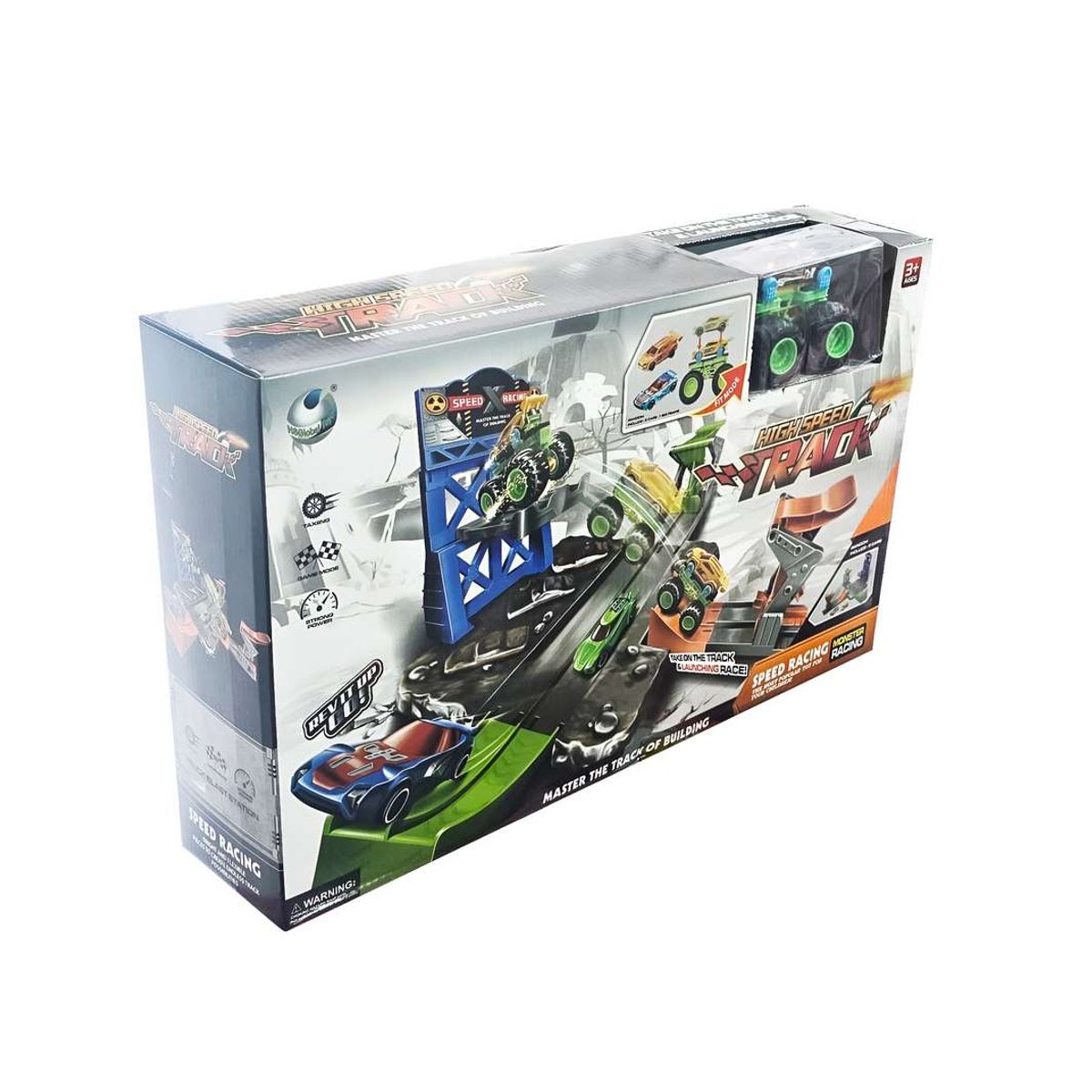 GENERICO - Pista De Carros Monster Devorador Gran Escape Juguete Niño