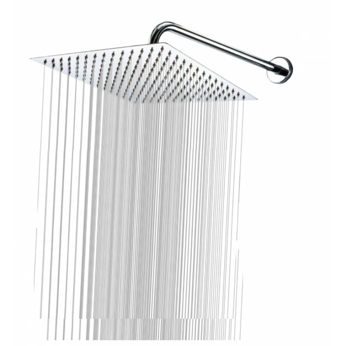 GENERICO - Kit Ducha Grifo Extragrande 40 Cm Tubo Pared Mezclador Ducha