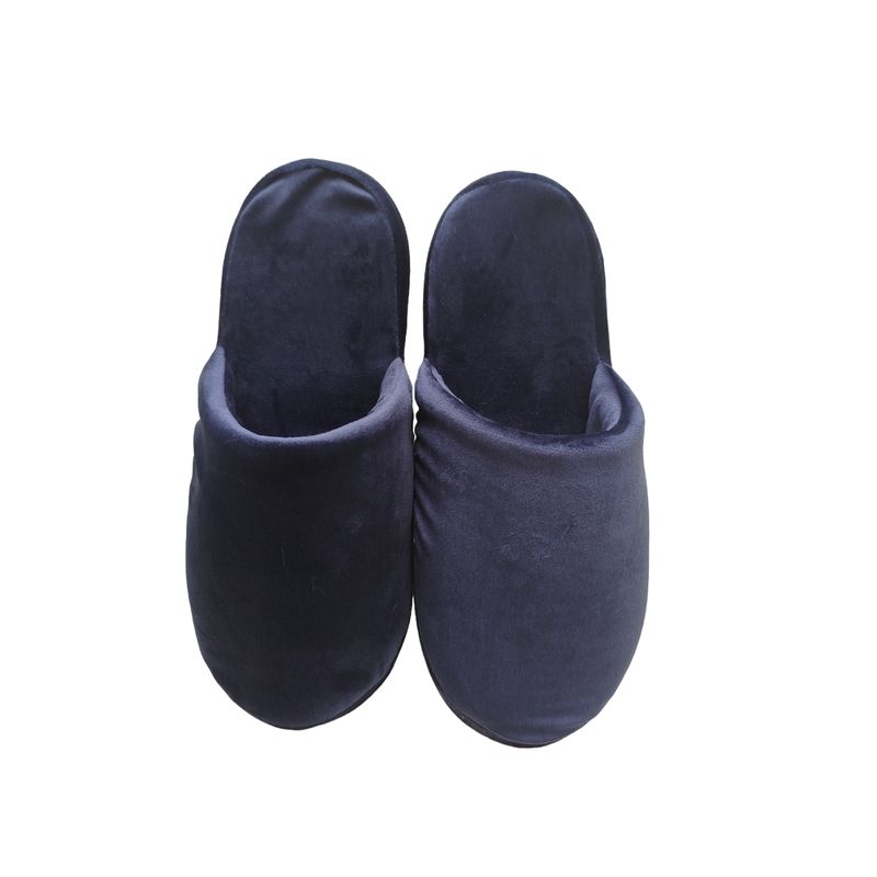 GENERICO - Pantufla color azul oscuro fondo entero