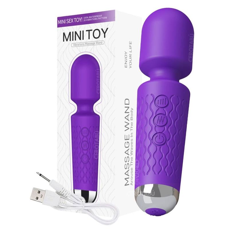 GENERICO - Vibrador Masajeador De Clítoris Recargable Juguete Sexual Morado