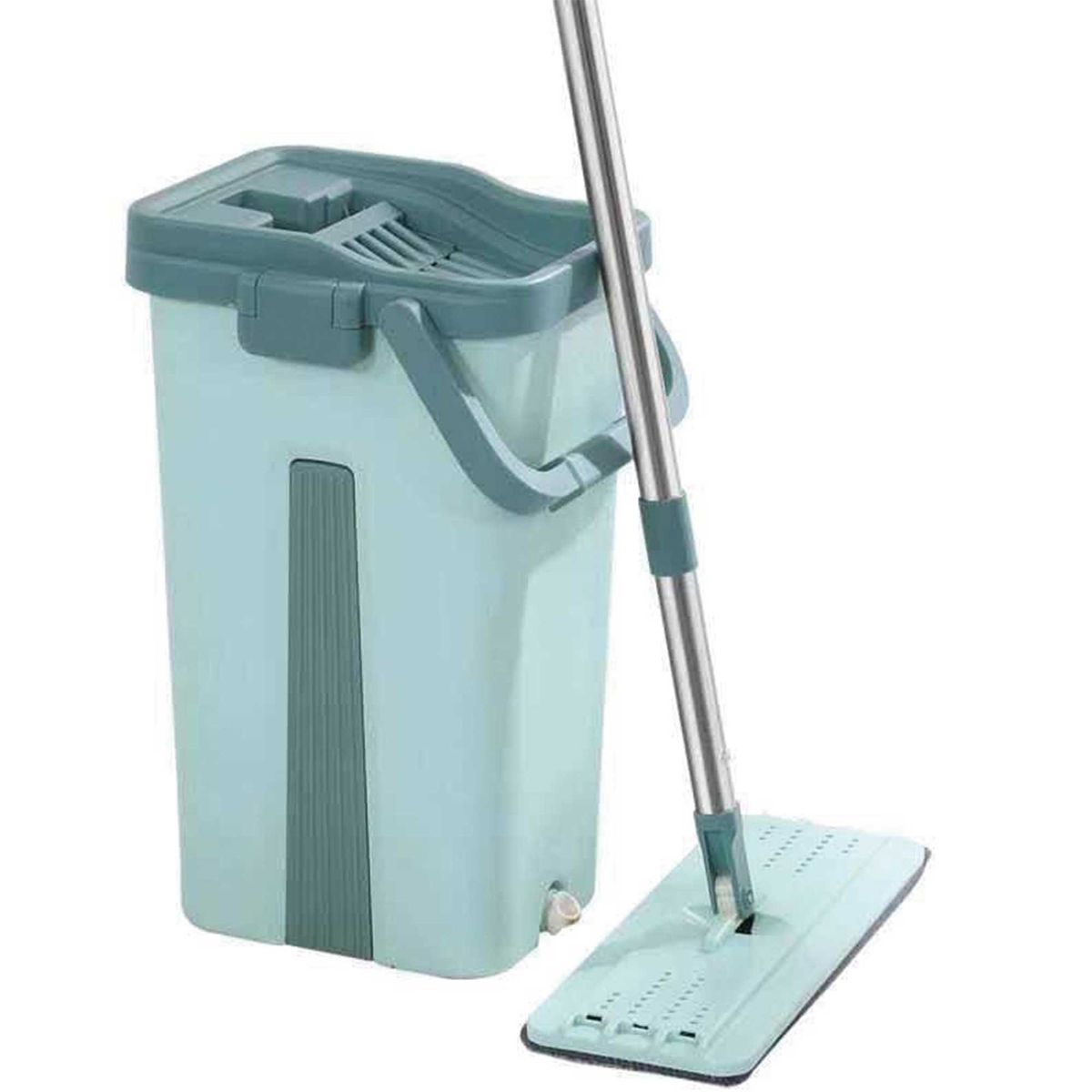 TRIPLE CLEAN - Balde Rectangular Con Mopa 7 Lt