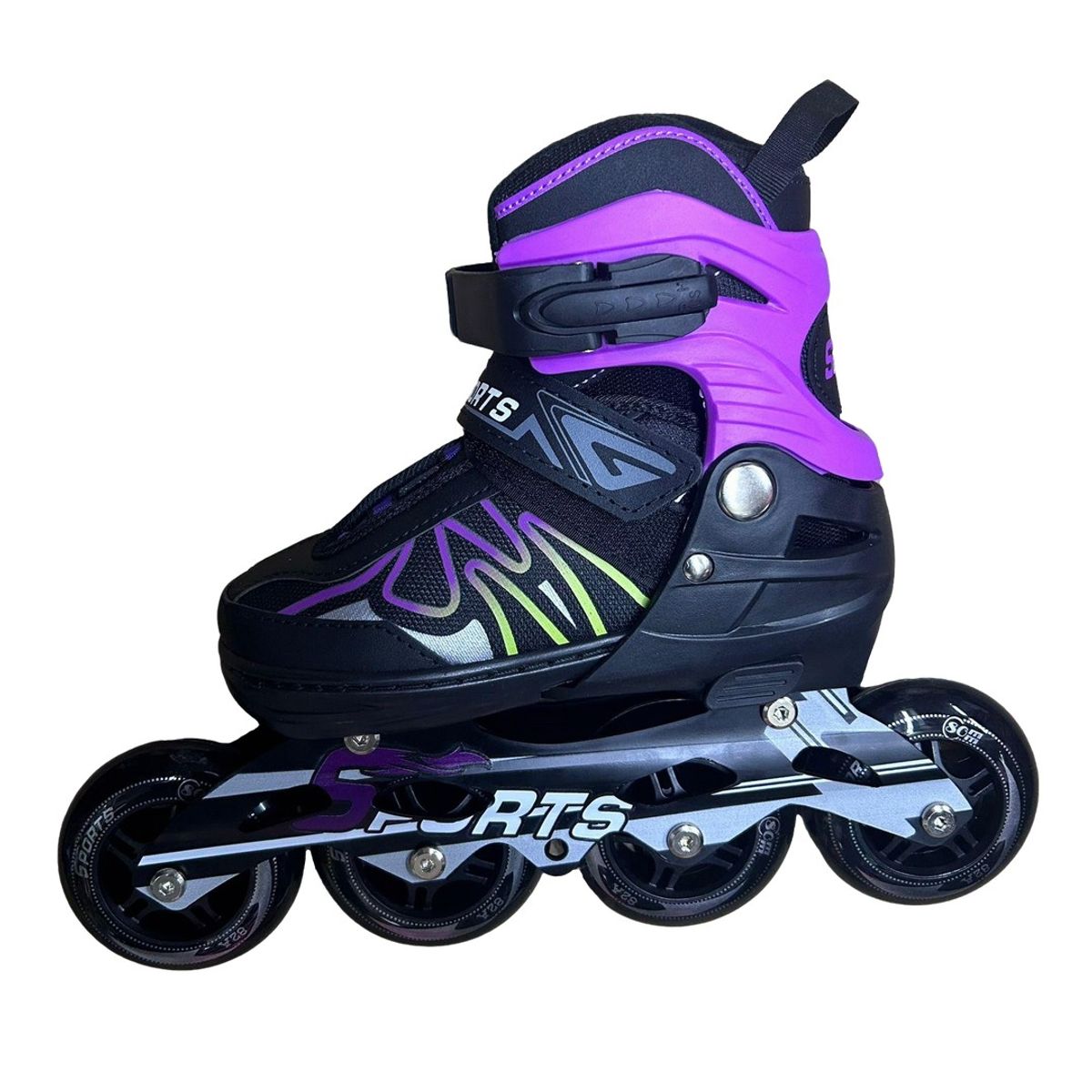 GENERICO - Patines Sport Semiprofesionales Morado Lineas T M