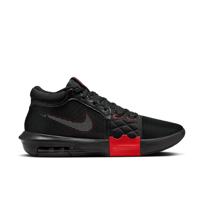 NIKE - Tenis Nike Lebron Witness Viii University-Negro/Rojo