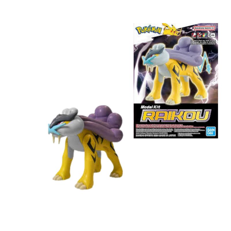 BANDAI - Juguete de Armar Raikou Model Kit Pokémon Legendario