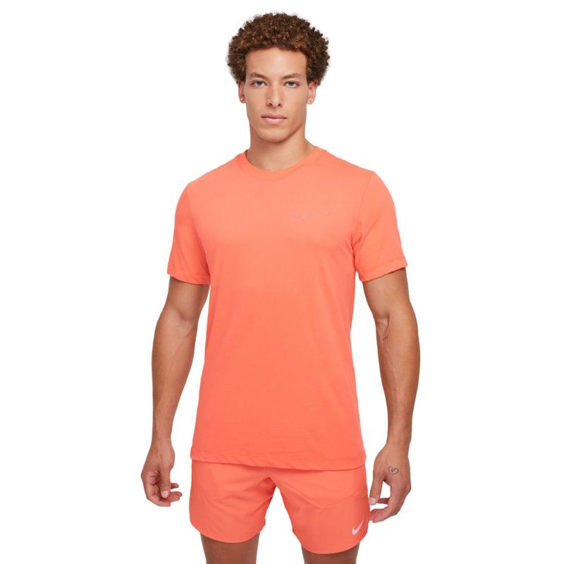 NIKE - Camiseta Nike Tee Run Division Fa24-Salmón