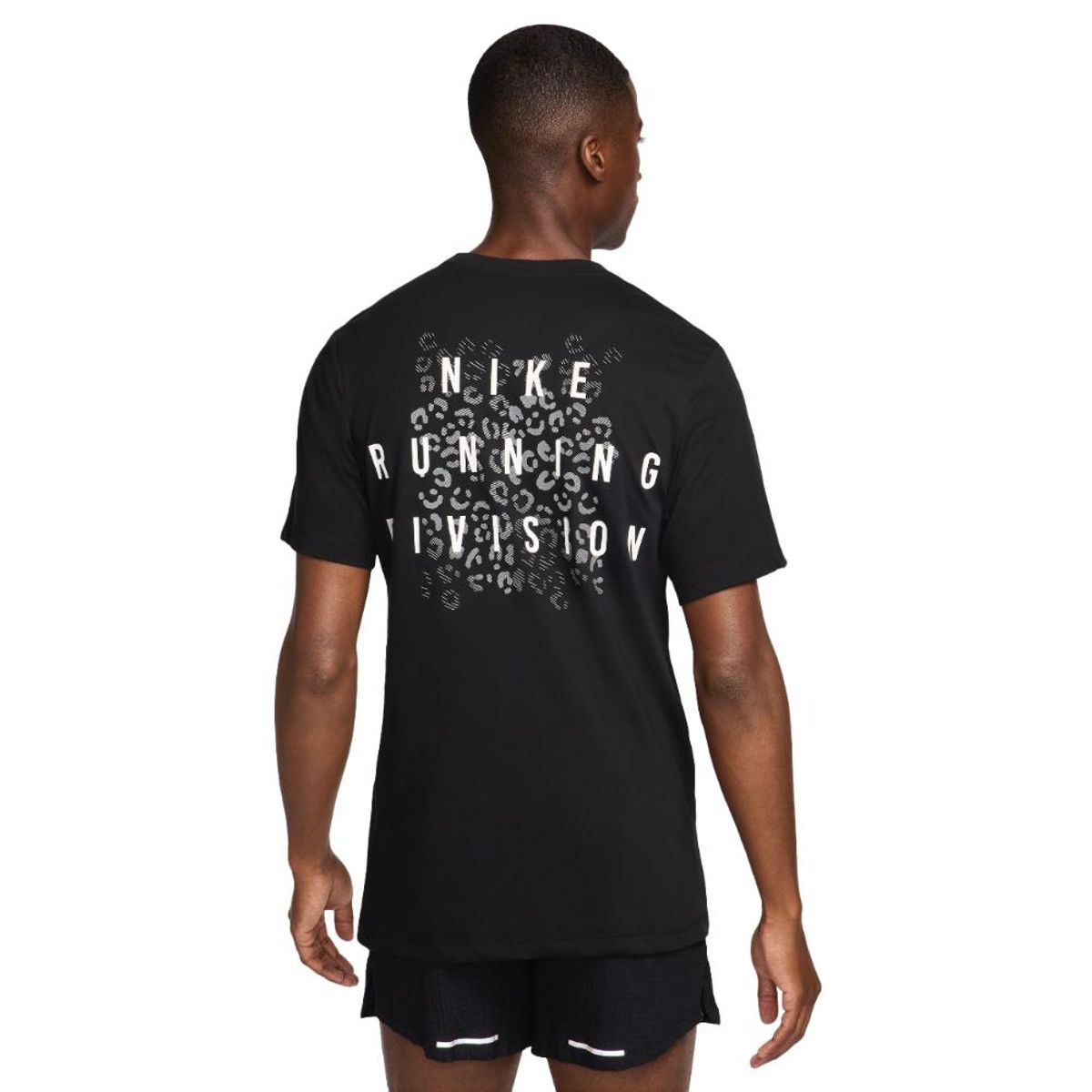 NIKE - Camiseta Nike Tee Run Division Fa24-Negro