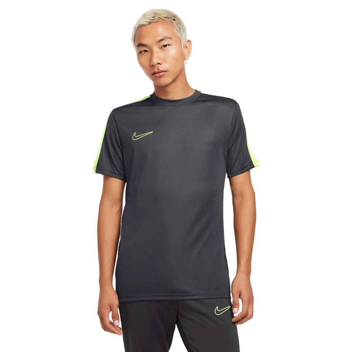 NIKE - Camiseta Nike Academy Sleeve Soccer Top-Gris