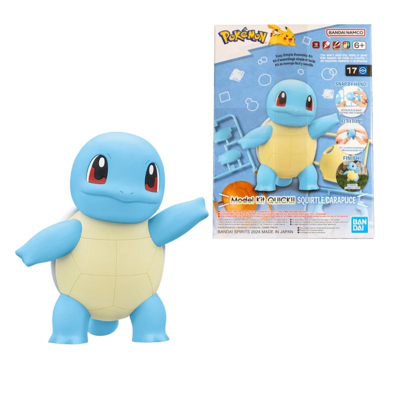 BANDAI - Juguete de Armar Squirtle Bandai Model Kit Pokémon Original
