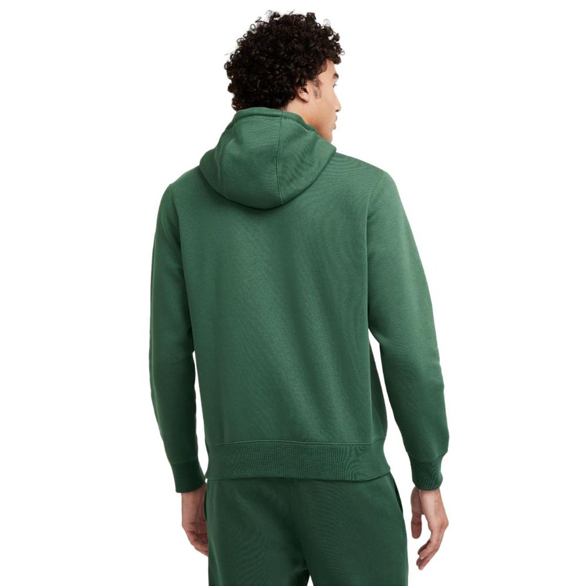 NIKE - Hoodie Nike Club Brushedback Chenille Futura-Verde