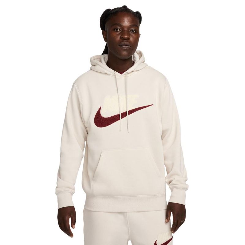 NIKE - Hoodie Nike Club Brushed Back Chenille Futura-Blanco