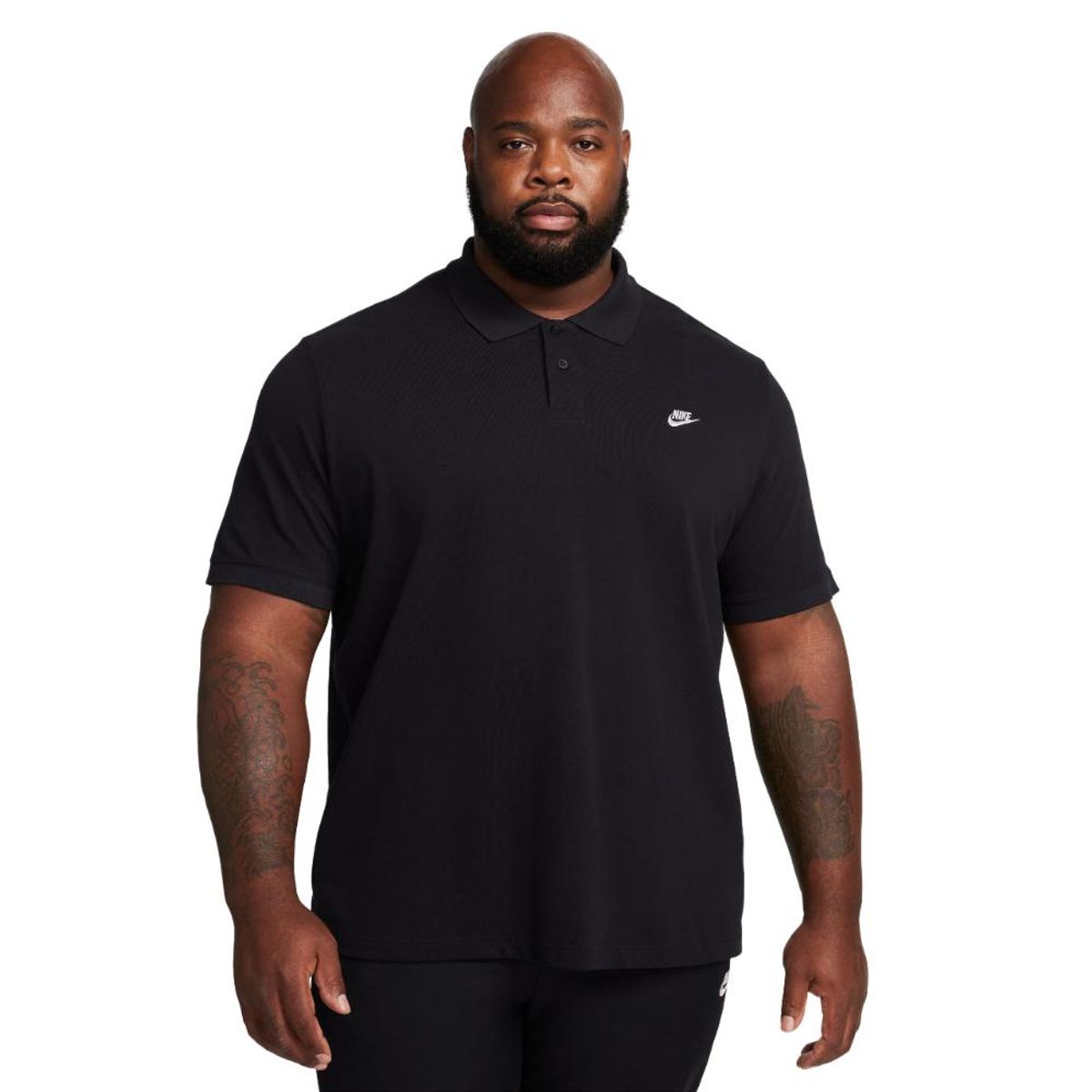 NIKE - Camiseta Polo Pique Nike Short Sleeve-Negro