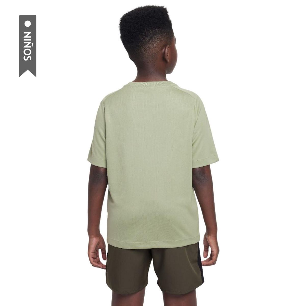 NIKE - Camiseta Nike Multi Short Sleeve Top Niño-Verde