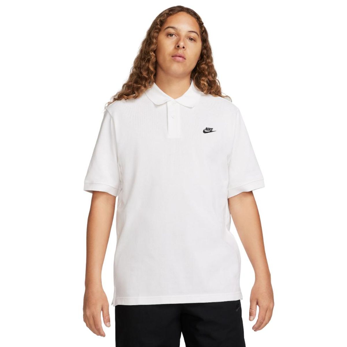 NIKE - Camiseta Polo Pique Nike Shortsleeve-Blanco