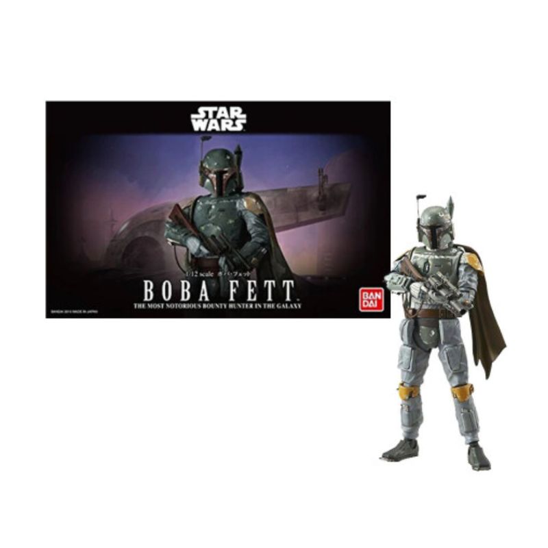 BANDAI - Juguete para Armar Boba Fett Bandai Model Kit Star Wars