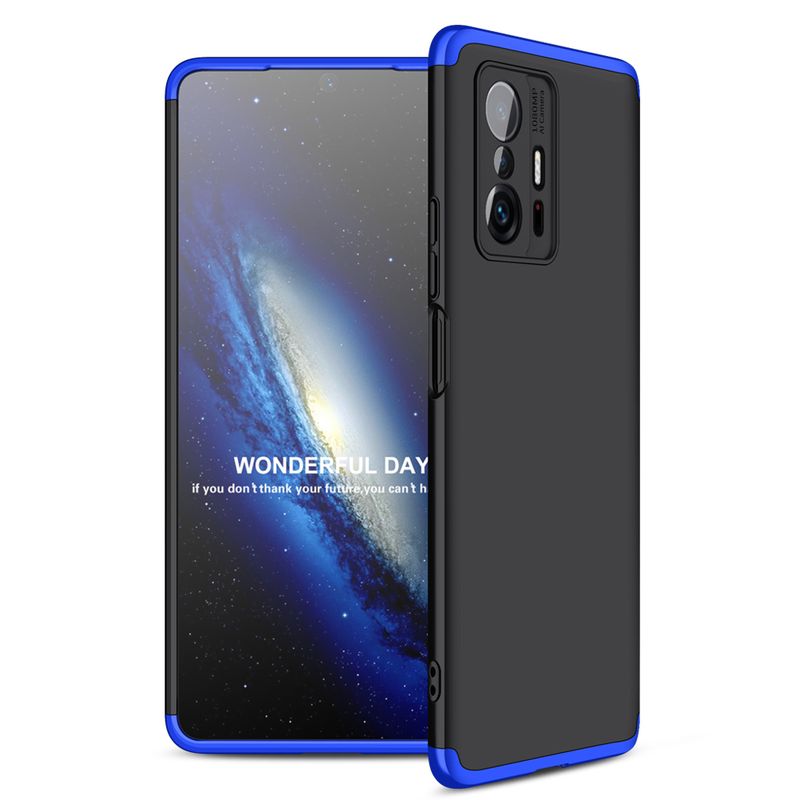 GENERICO - Funda Carcasa Estuche Protector Para Xiaomi 11T - 11T PRO Negro Azul