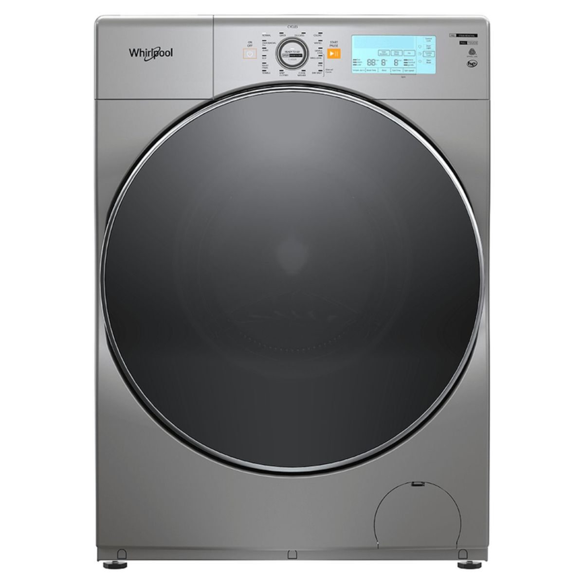 WHIRLPOOL - Lavasecadora WHIRLPOOL 10 Kg Carga Frontal 7MWFC5090KC Gris