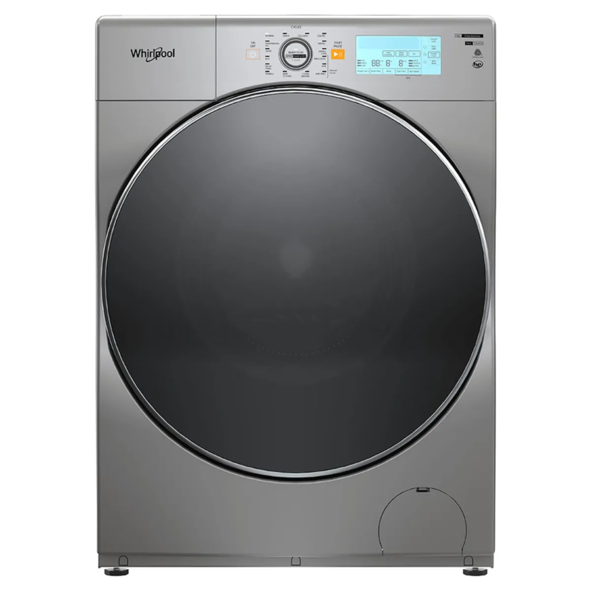 WHIRLPOOL - Lavasecadora WHIRLPOOL 10 Kg Carga Frontal 7MWFC5090KC Gris