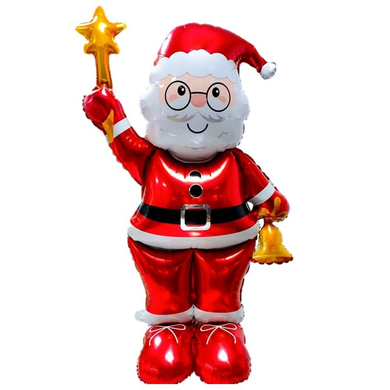 GENERICO - Globo grande de papa noel para decoración navidad