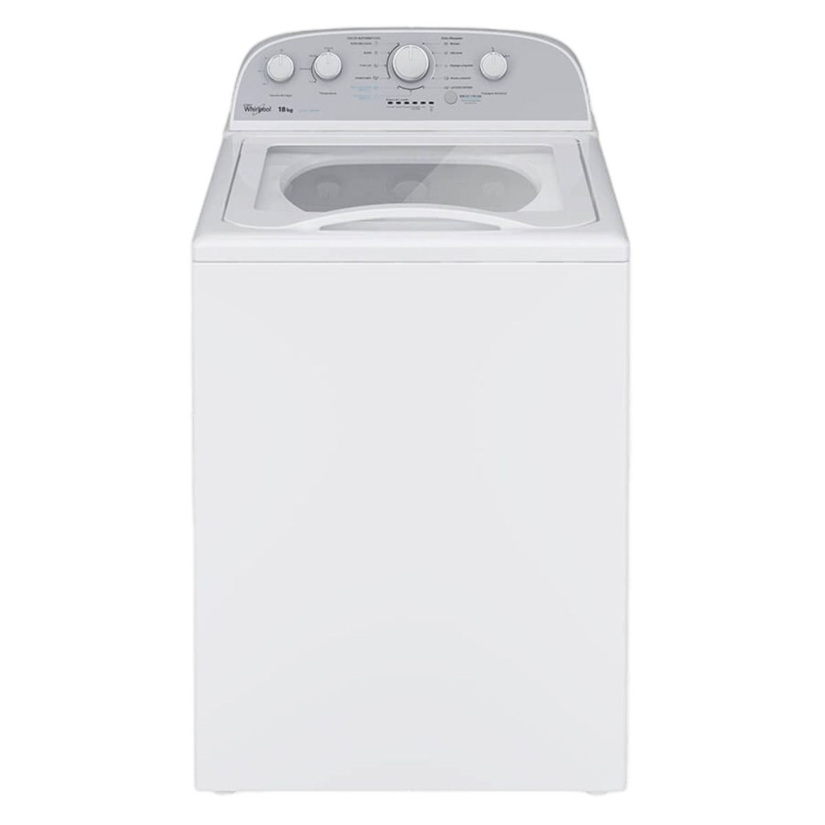 WHIRLPOOL - Lavadora WHIRLPOOL 18 Kg Carga Superior 7MWTW1805EM Blanco