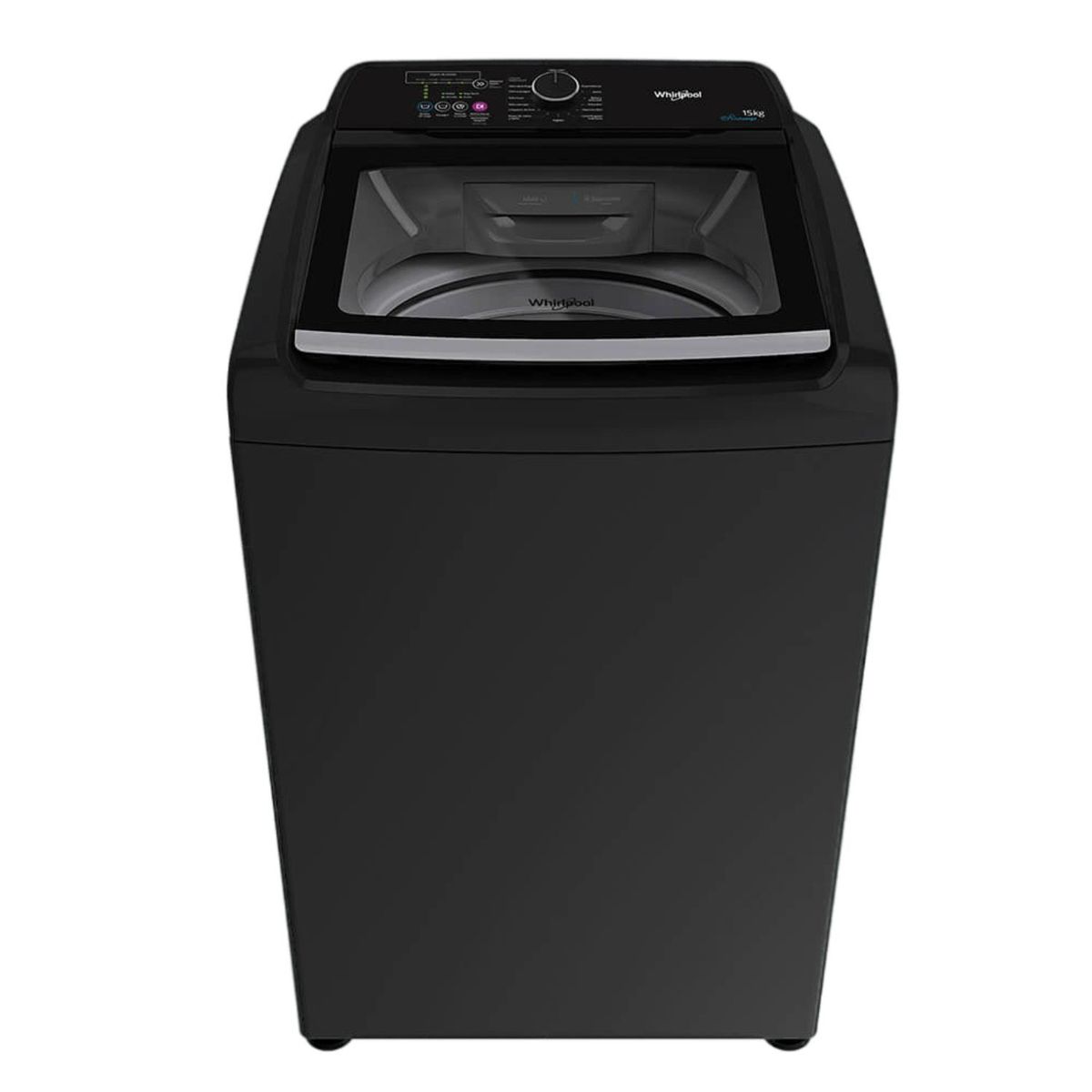 WHIRLPOOL - Lavadora WHIRLPOOL 15 Kilos Carga Superior WWG15BNHLA Negro