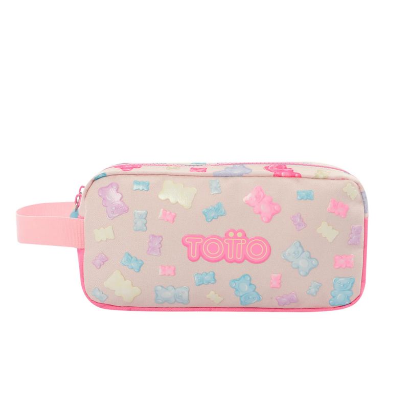 TOTTO - Cartuchera escolar Totto Gummy Bear Rosado