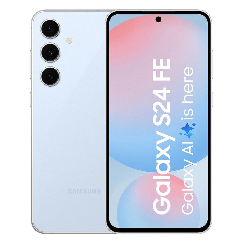 SAMSUNG - Celular Samsung Galaxy S24 FE 5G IA 256GB 8GB RAM Azul