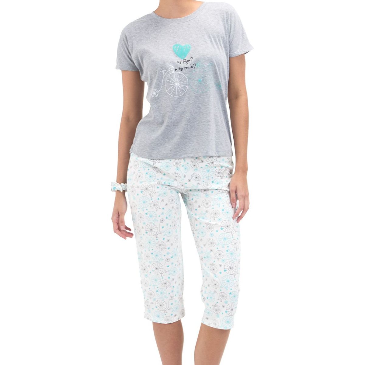 SANTANA - Pijama Mujer Agatha Verde