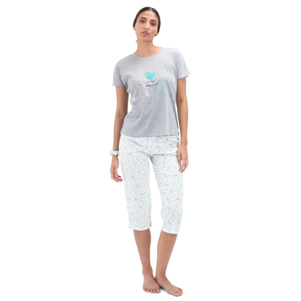 SANTANA - Pijama Mujer Agatha Verde