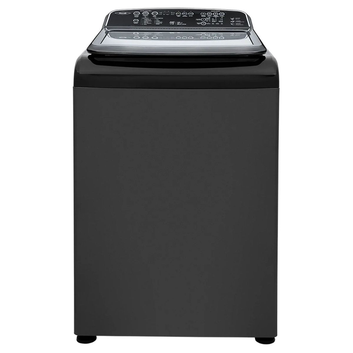 HACEB - Lavadora HACEB 16 Kg Carga Superior LAV ZOU 16 KG D NE Gris